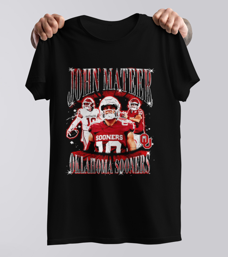 John Mateer Oklahoma Sooners Football The Year Of Mateer T-Shirt
