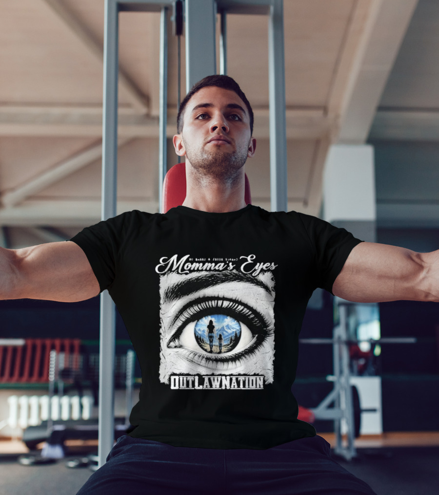 Momma's Eyes Outlaw Nation Country Scene T-Shirt