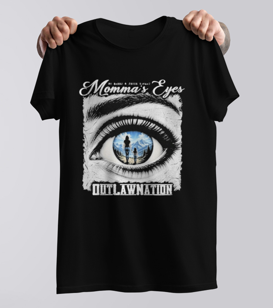 Momma's Eyes Outlaw Nation Country Scene T-Shirt