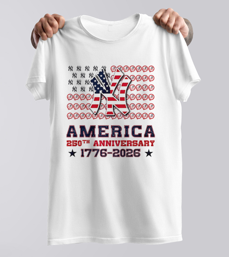 New York Yankees America 250th Anniversary Celebration 1776 2026 T-Shirt