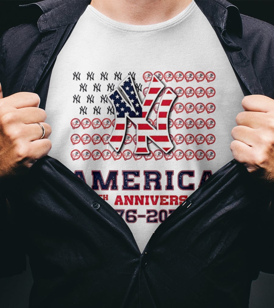 New York Yankees America 250th Anniversary Celebration 1776 2026 T-Shirt