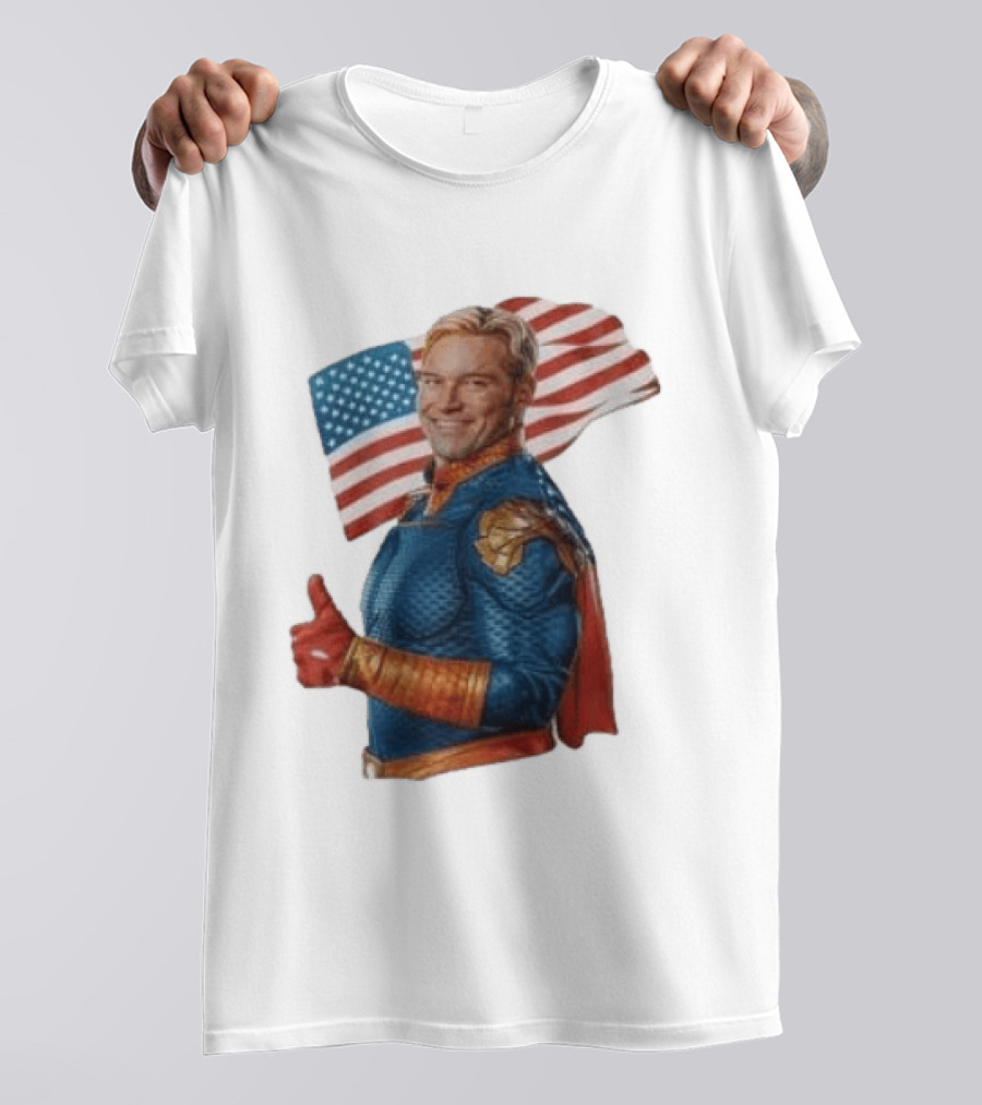 The Boys Season 5 Homelander American Flag Thumbs Up T-Shirt