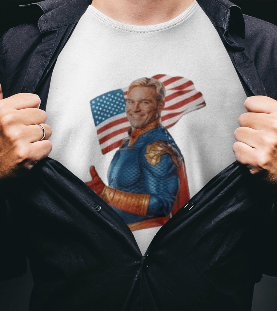 The Boys Season 5 Homelander American Flag Thumbs Up T-Shirt