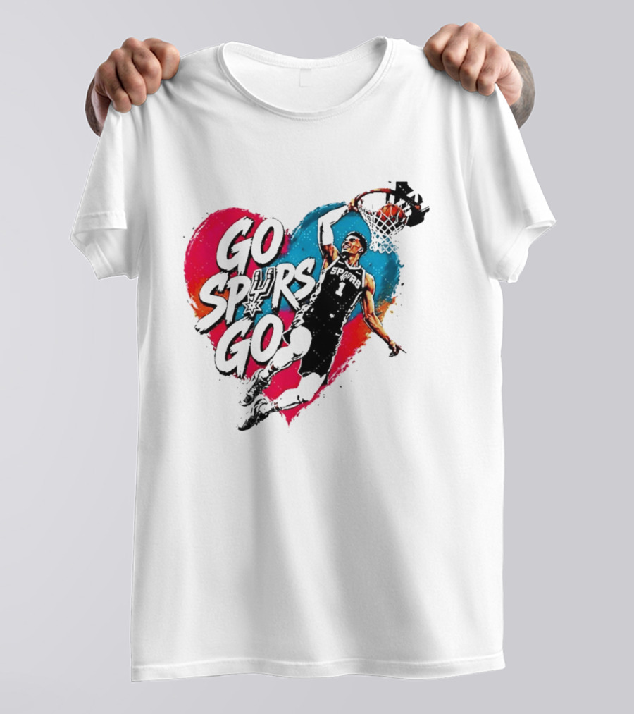 Victor Wembanyama Go Spurs Go San Antonio Basketball 2026 T-Shirt