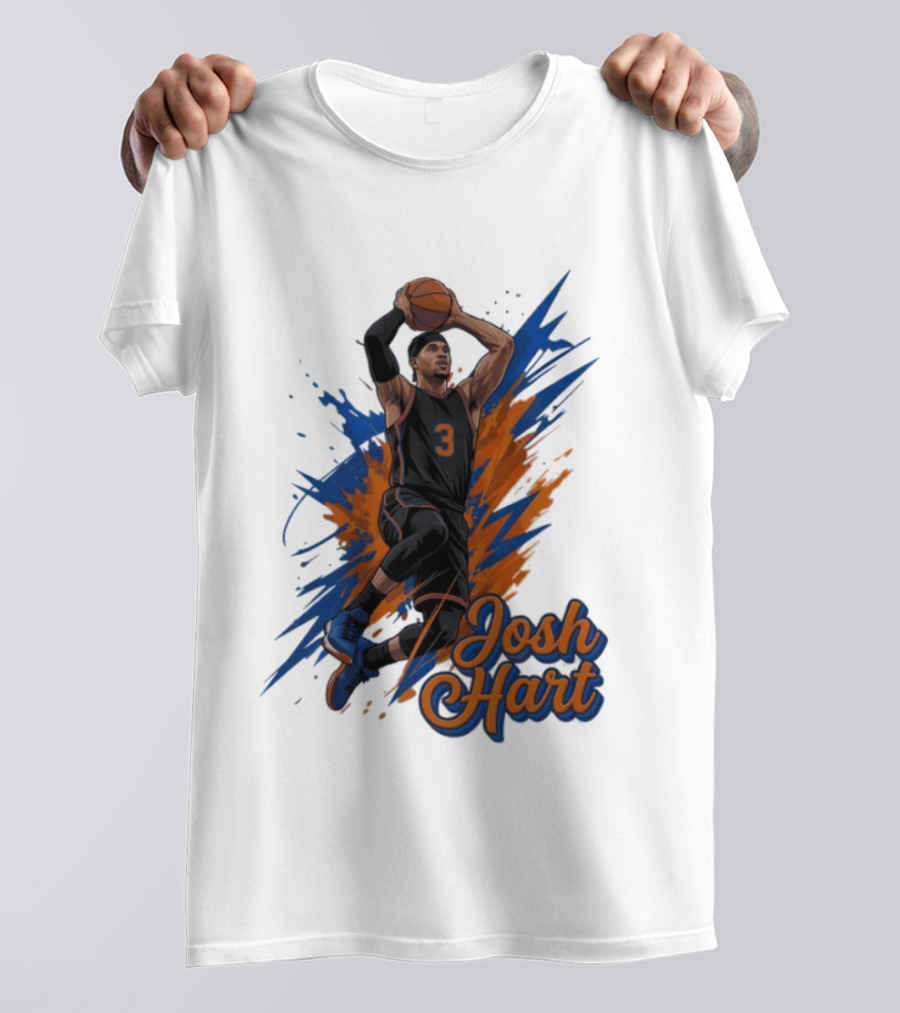 Josh Hart New York Knicks Basketball Number 3 T-Shirt