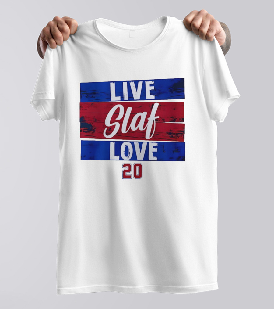 Live Slaf Love 20 Juraj Slafkovsky Montreal Canadiens NHL T-Shirt