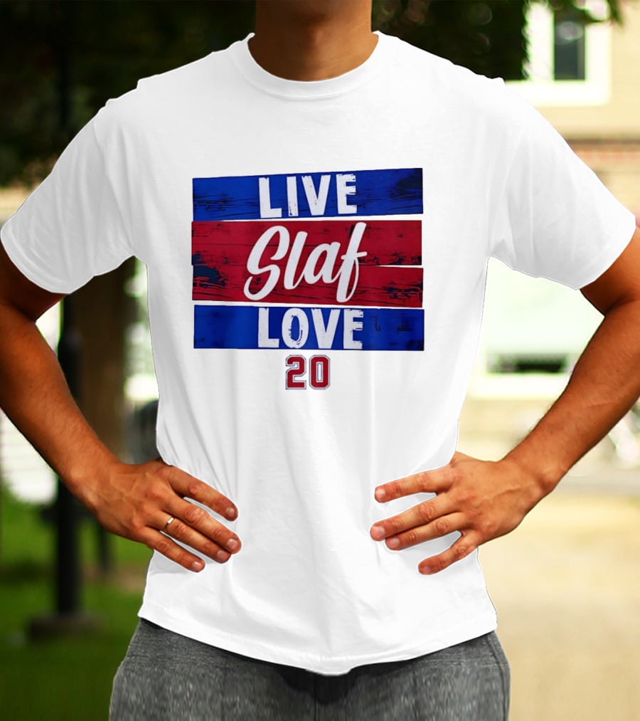 Live Slaf Love 20 Juraj Slafkovsky Montreal Canadiens NHL T-Shirt