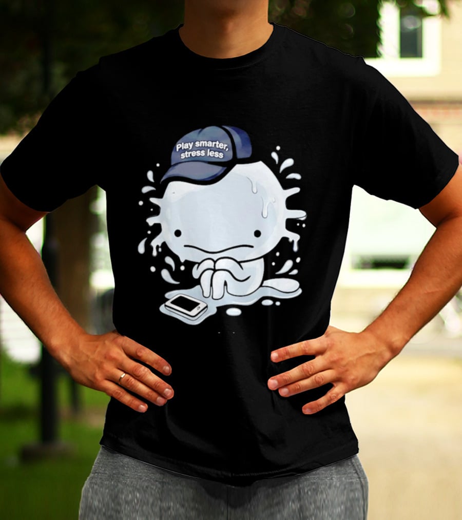 Axolotl Play Smarter Stress Less Hat And Phone T-Shirt