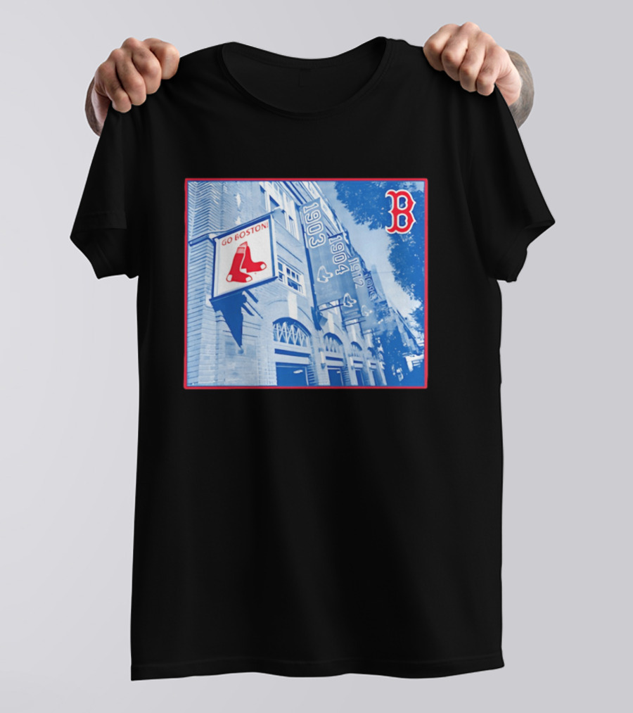 Go Boston Red Sox Banners Fenway Park 1903 1912 T-Shirt