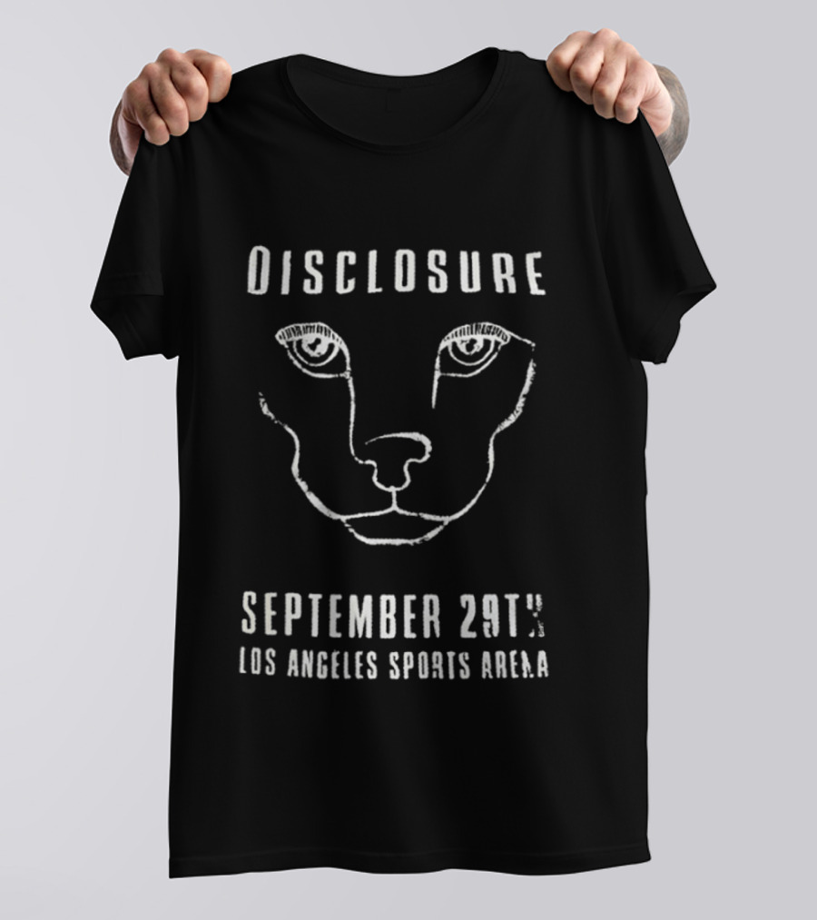 Disclosure September 29th Los Angeles Sports Arena Face T-Shirt