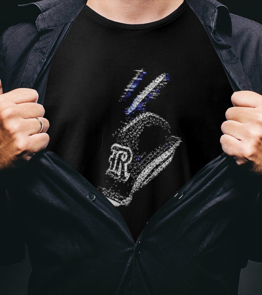 Drake Iceman Rice Owls Football Diamond Chain Hand Gesture T-Shirt