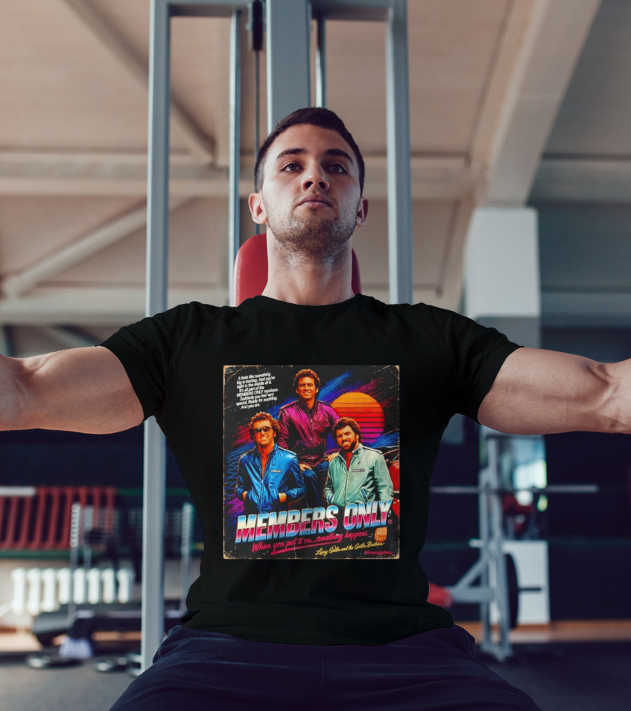 MEMBERS ONLY Larry Gatlin And The Gatlin Brothers Nostalgic 80s Style With Sunset T-Shirt