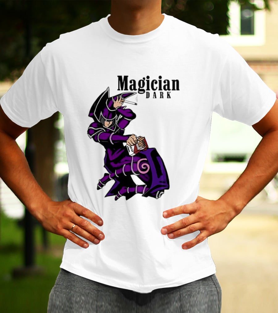 Magician Dark Yu Gi Oh Smoking T-Shirt