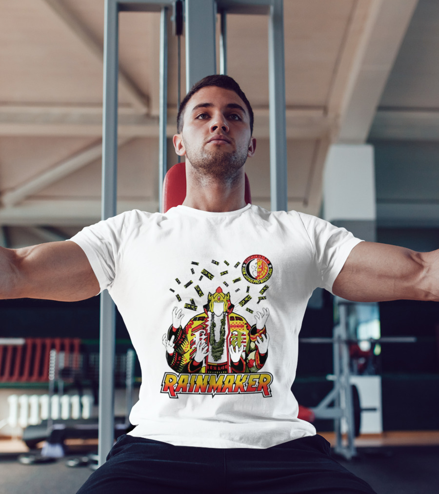 Kinnikuman New Japan Pro Wrestling Rainmaker Iconic Collab T-Shirt