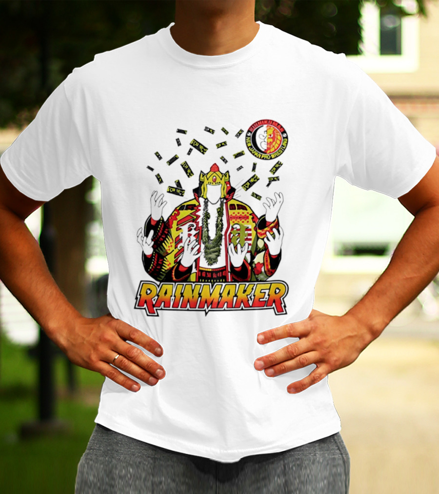 Kinnikuman New Japan Pro Wrestling Rainmaker Iconic Collab T-Shirt