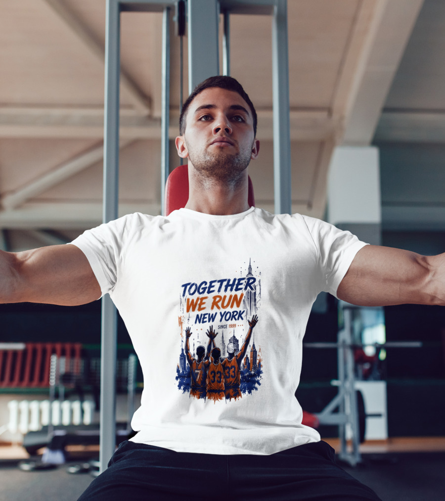 Together We Run New York Basketball Since 1999 Skyline Players T-Shirt