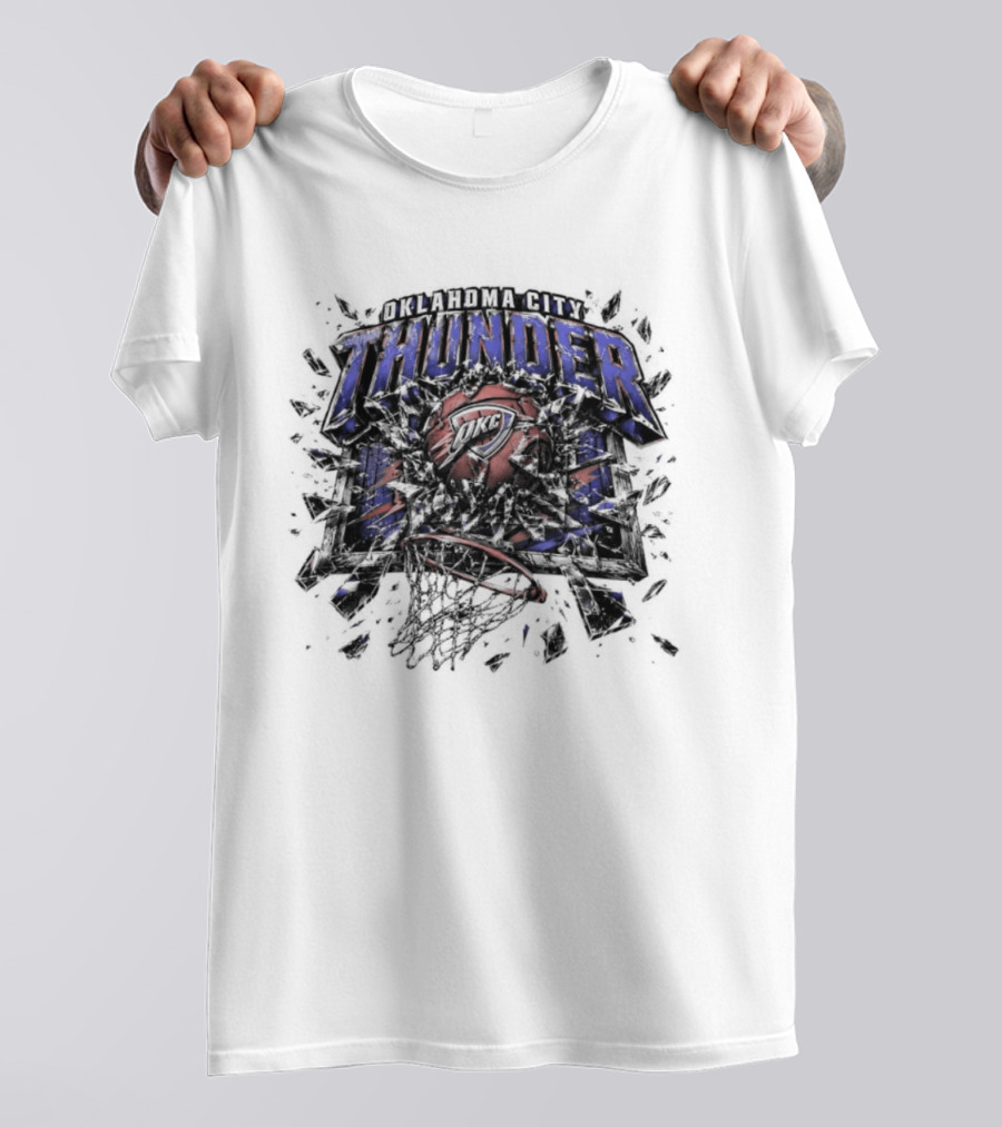Oklahoma City Thunder Basketball Thunder Backboard Breakers T-Shirt