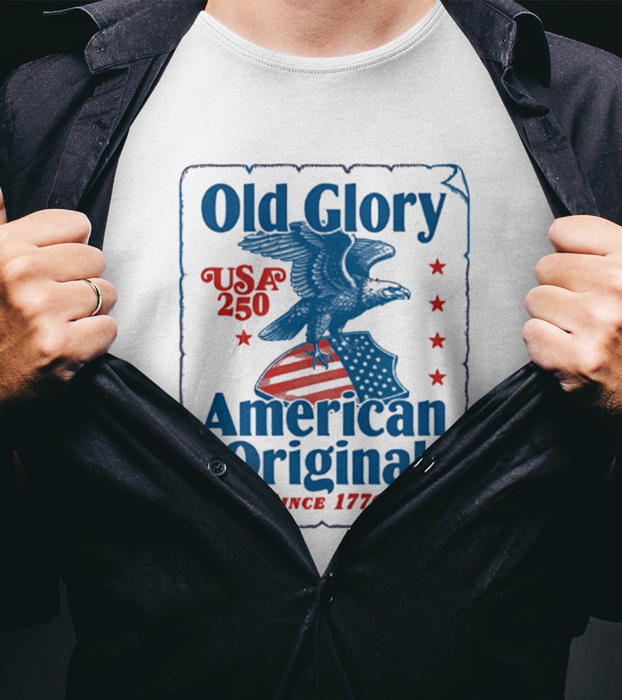 Old Glory USA 250 American Original Eagle Since 1776 T-Shirt