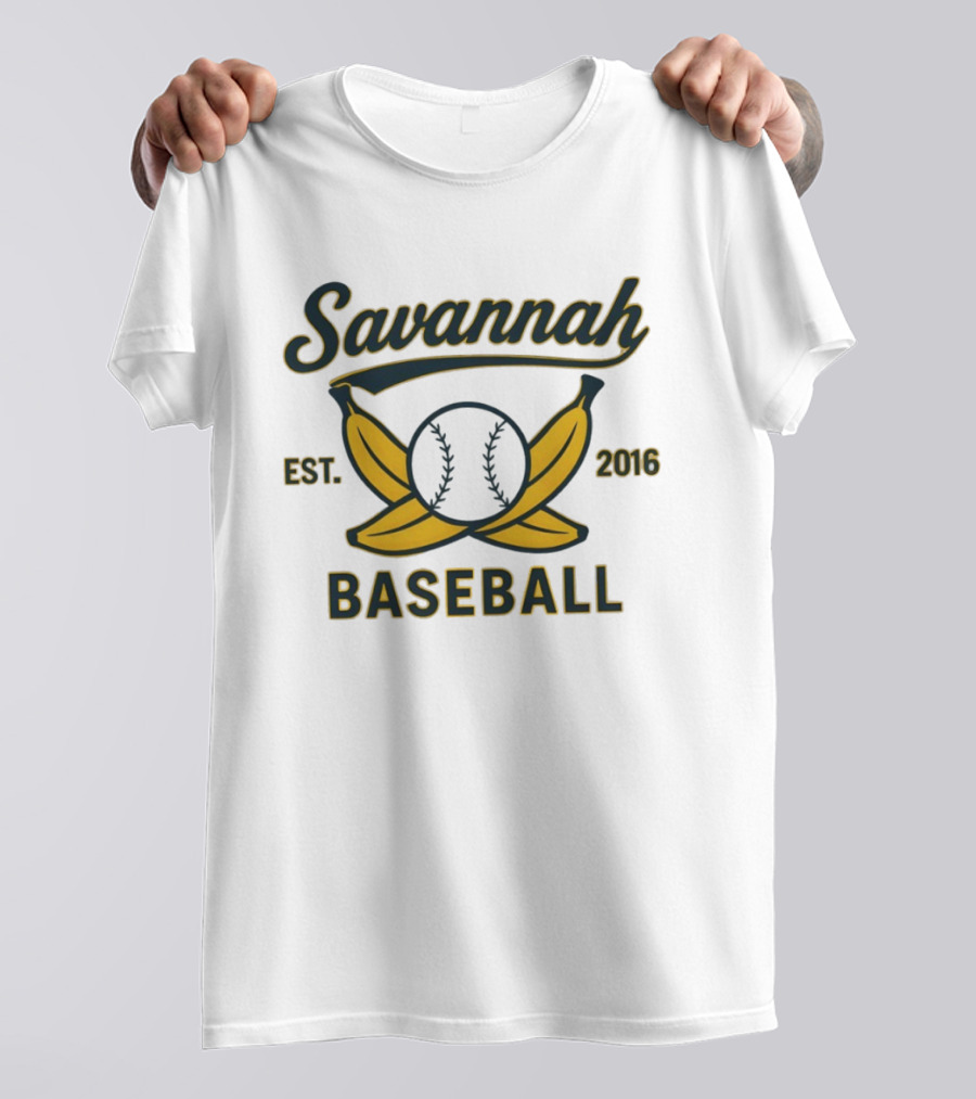 Savannah Bananas Baseball Est 2016 Summer Sports Team Logo Banana Baseball T-Shirt