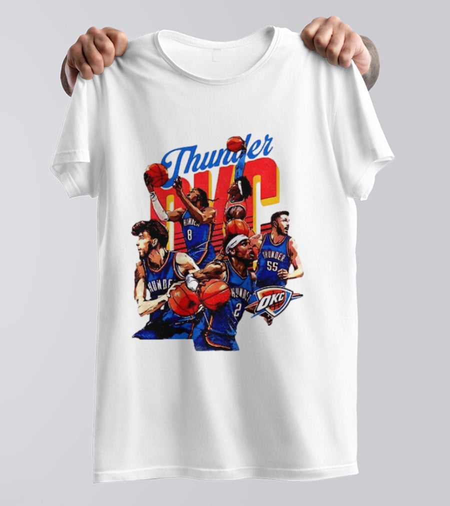 Thunder OKC Shai Gilgeous Chet Holmgren Williams Oklahoma City Basketball NBA 2026 T-Shirt