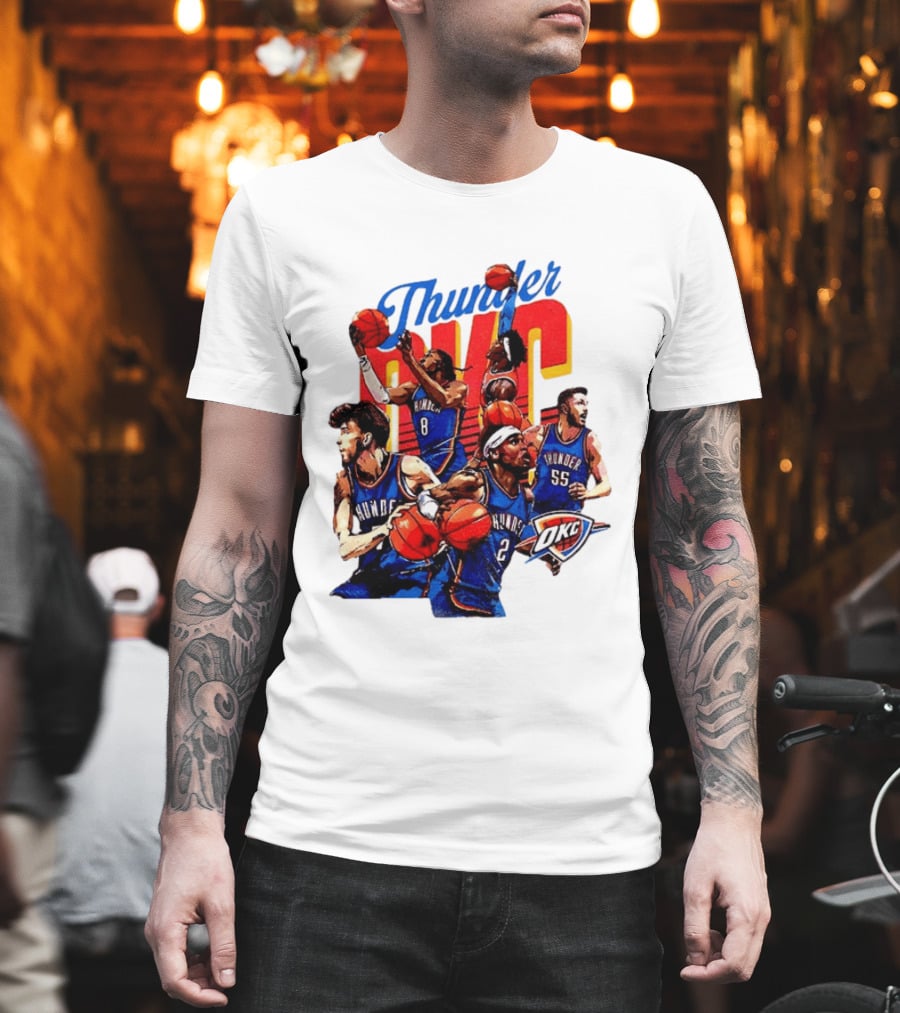 Thunder OKC Shai Gilgeous Chet Holmgren Williams Oklahoma City Basketball NBA 2026 T-Shirt