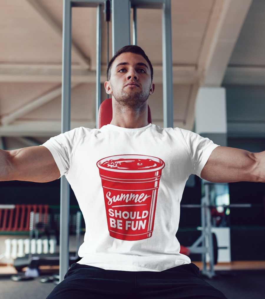 Summer Should Be Fun Red Cup Party Vibes T-Shirt