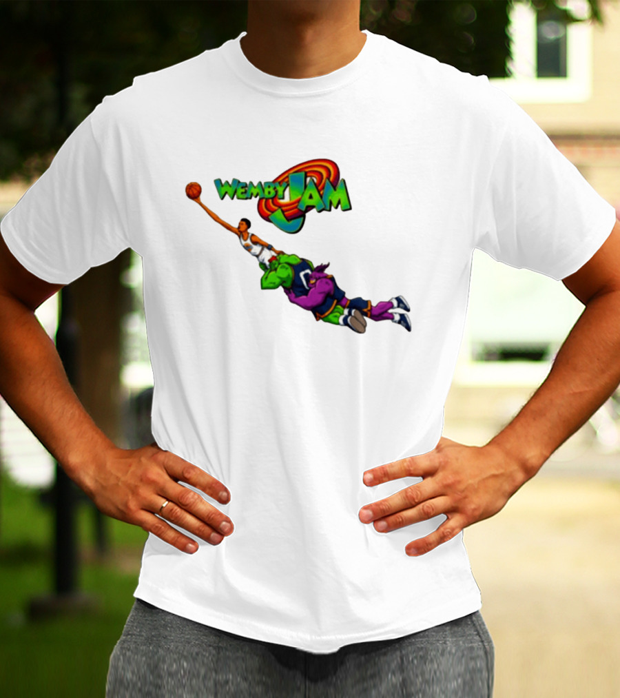 Wemby Jam Monstars Dunk 90s Basketball T-Shirt