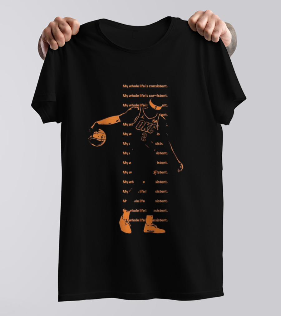 Shai Gilgeous Alexander Back 2 Back MVP OKC Thunder NBA 2026 Consistent Life Champion T-Shirt