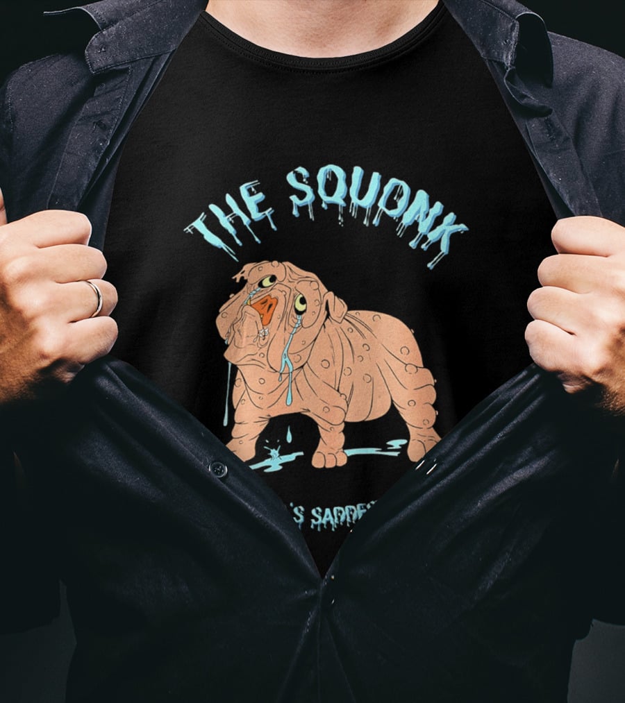 The Squonk World's Saddest Cryptid Dripping T-Shirt