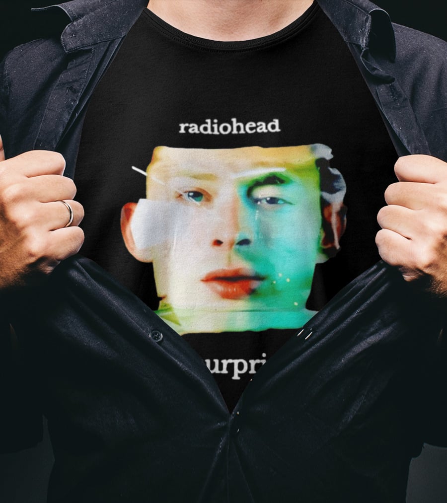 Radiohead No Surprises Thom Yorke Watercolor T-Shirt