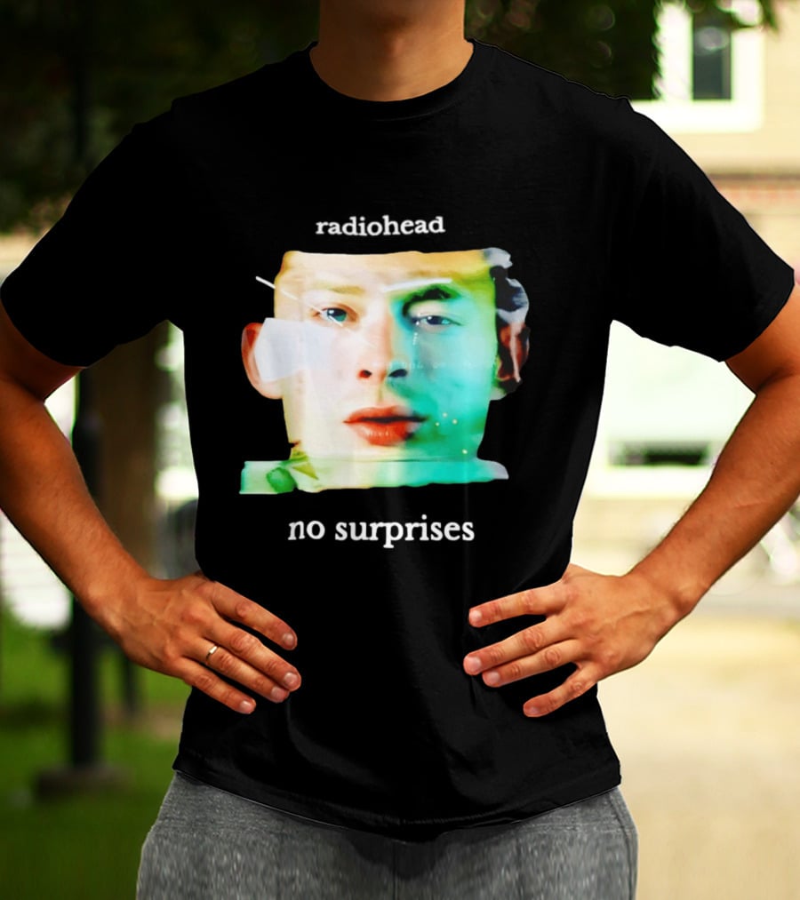 Radiohead No Surprises Thom Yorke Watercolor T-Shirt