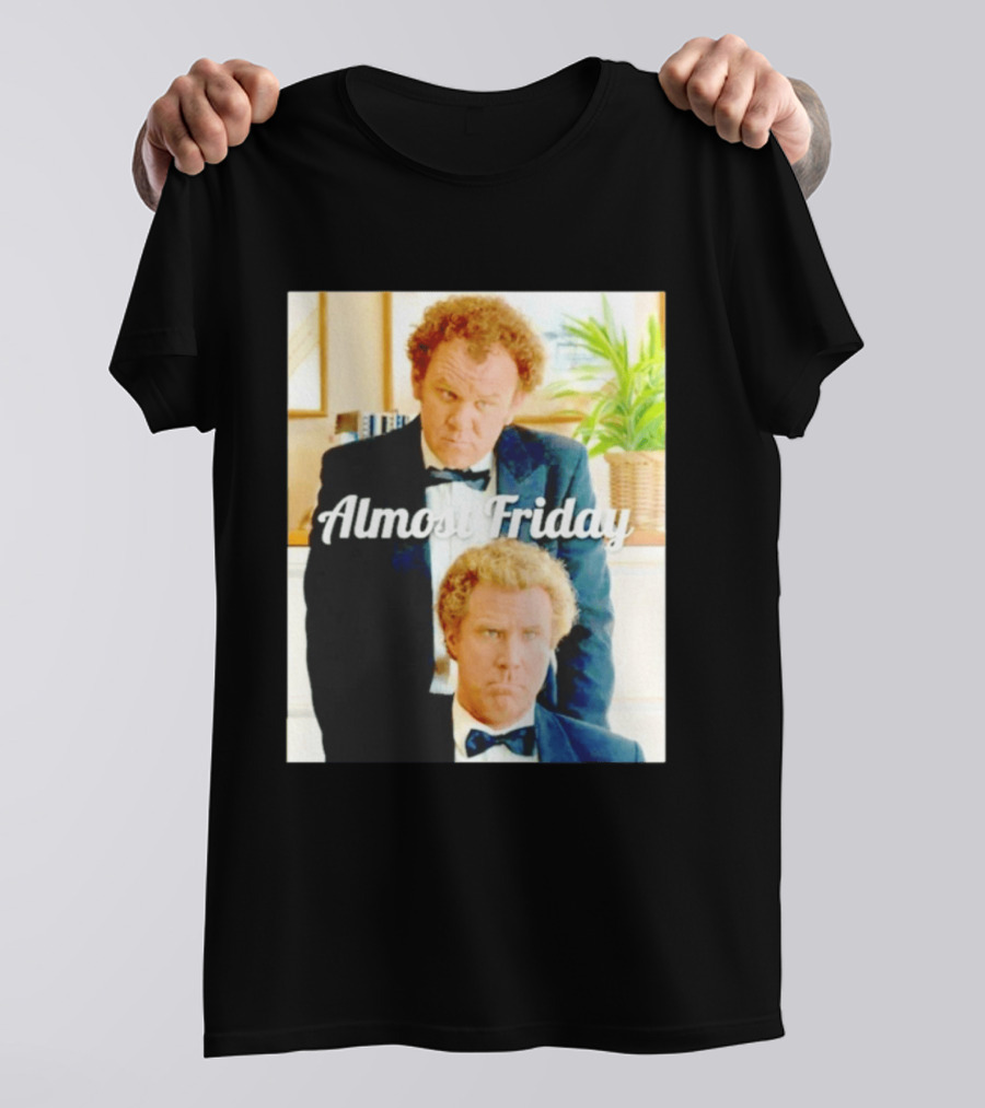 Almost Friday Will Ferrell John C. Reilly Interview Image T-Shirt