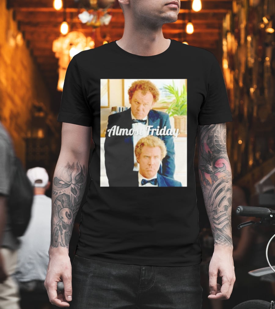 Almost Friday Will Ferrell John C. Reilly Interview Image T-Shirt