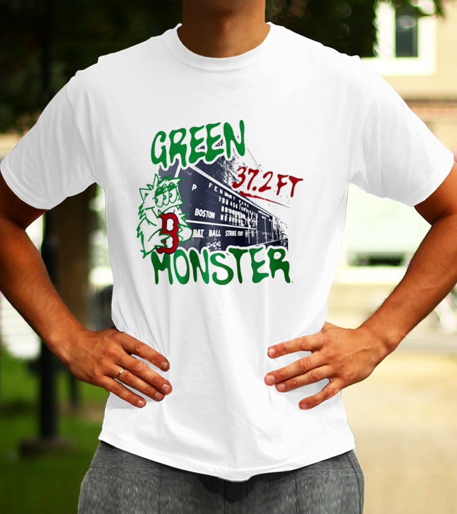 Boston Red Sox Green Monster Fenway 37.2 FT T-Shirt