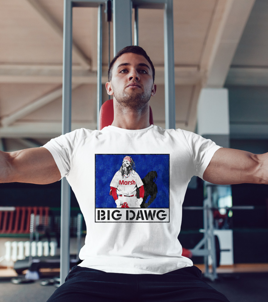 Brandon Marsh Philadelphia Phillies Big Dawg Marsh Baseball Player Image T-Shirt