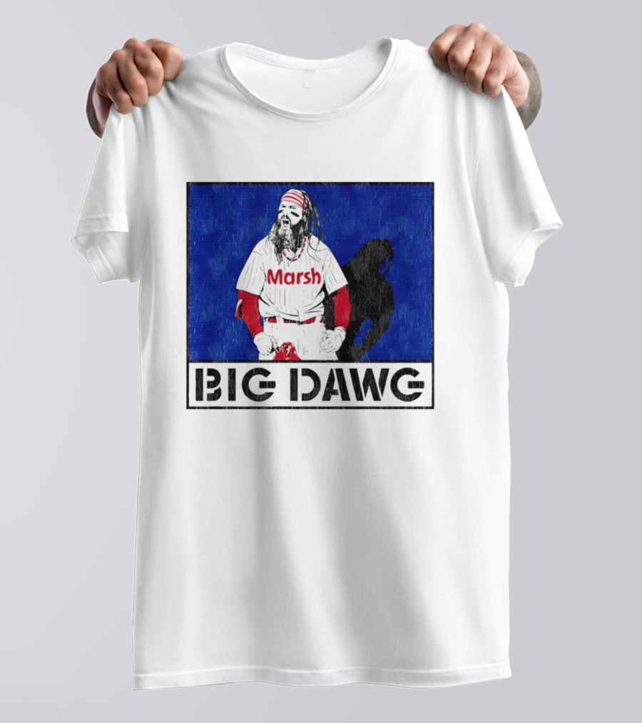 Brandon Marsh Philadelphia Phillies Big Dawg Marsh Baseball Player Image T-Shirt