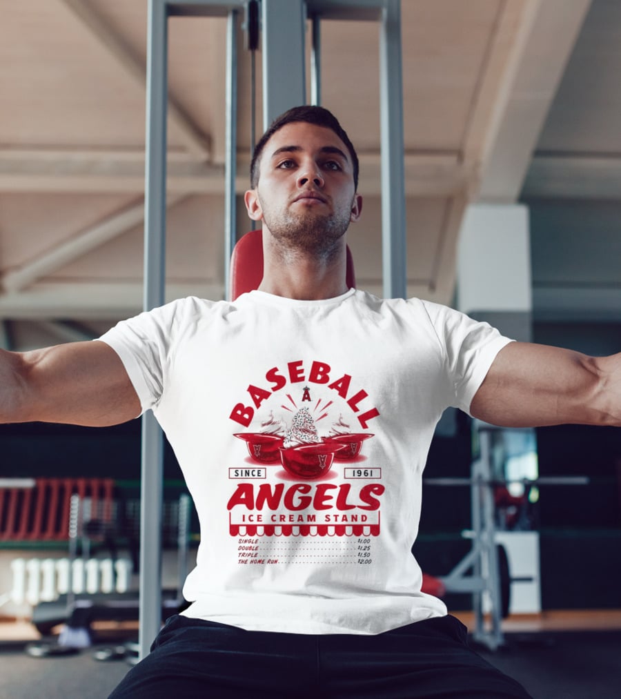 Baseball Angels Ice Cream Stand Since 1961 T-Shirt