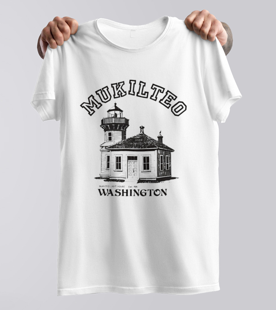 Mukilteo Lighthouse Est 1906 Washington T-Shirt