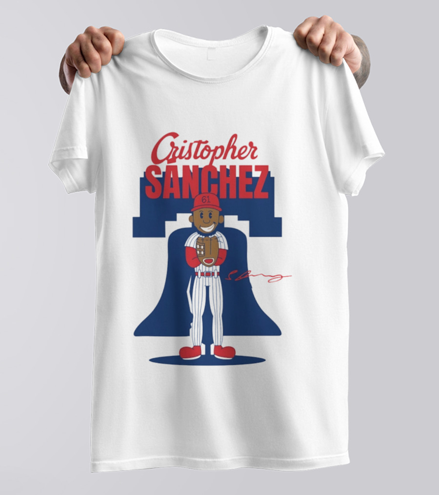Cristopher Sanchez Phillies Cartoon Toddler 61 T-Shirt