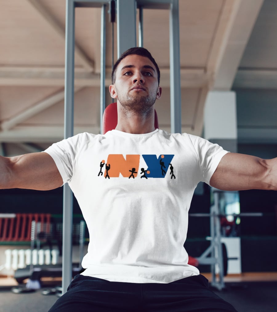 New York Knicks NBA NY Paint Basketball T-Shirt
