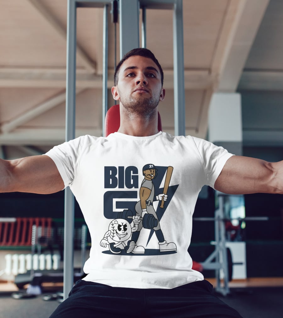 Giancarlo Stanton Big G Cartoon New York Yankees Baseball Star T-Shirt