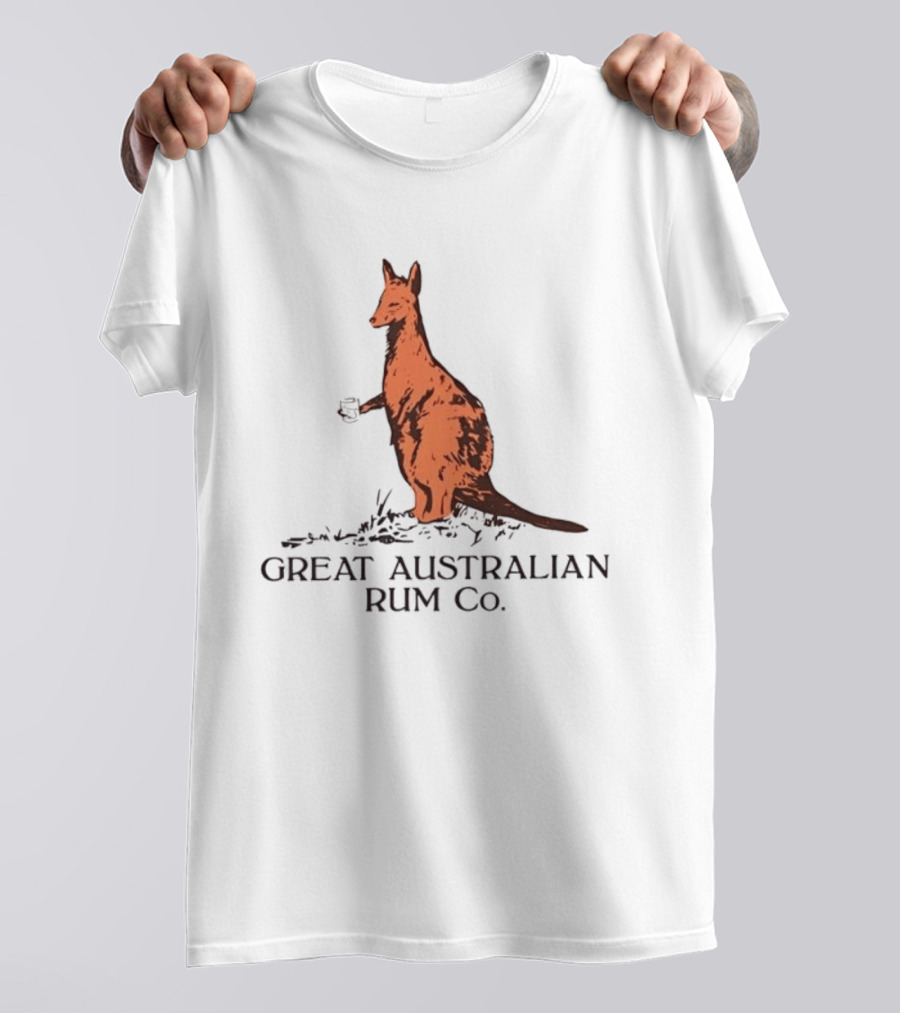 Kangaroo Great Australian Rum Co Authentic T-Shirt
