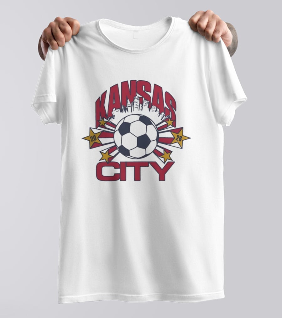 Kansas City 2026 Soccer Skyline Tournament T-Shirt