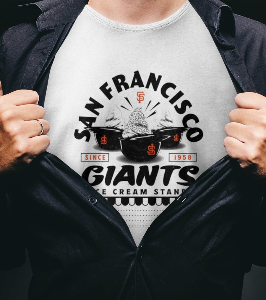 San Francisco Giants Ice Cream Stand Since 1958 T-Shirt
