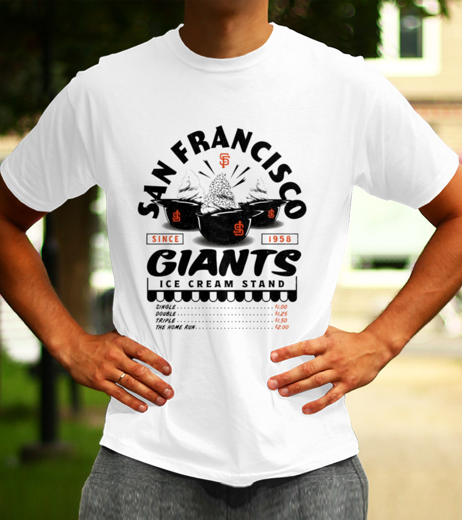 San Francisco Giants Ice Cream Stand Since 1958 T-Shirt