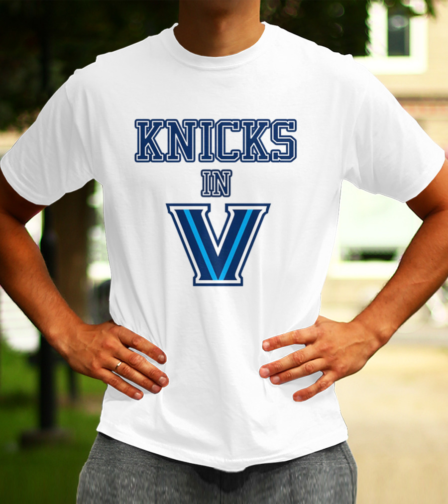 Knicks In Villanova Inspired Crossover Fan T-Shirt