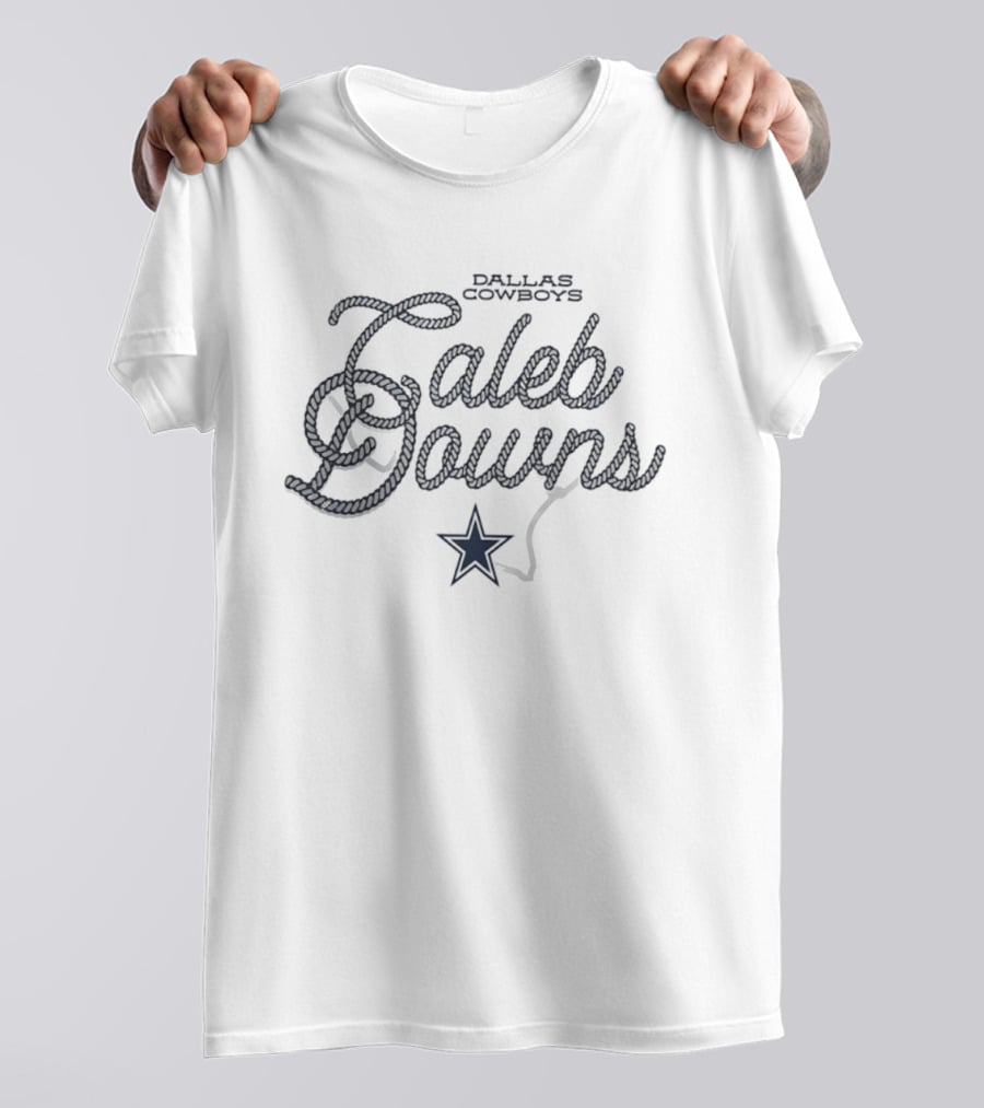 Dallas Cowboys Caleb Downs Star Map T-Shirt