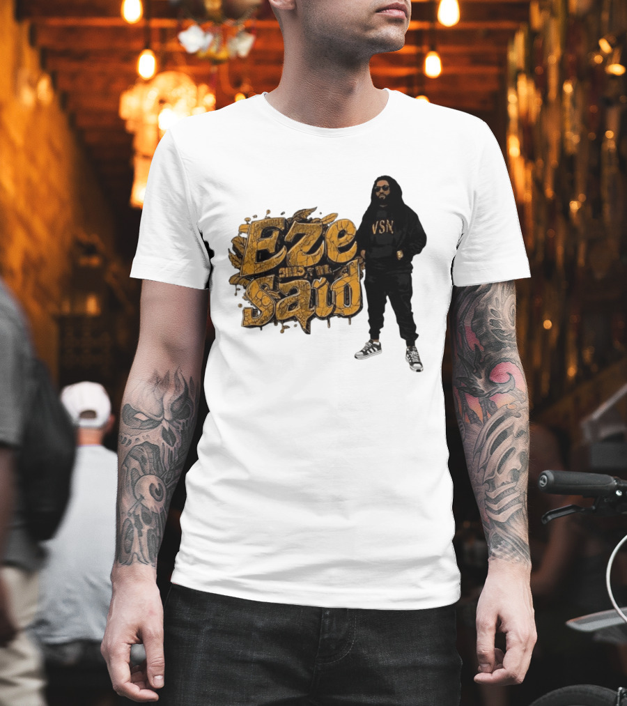 Eze Said Hip Hop Graffiti Style With VSN And Sneakers T-Shirt