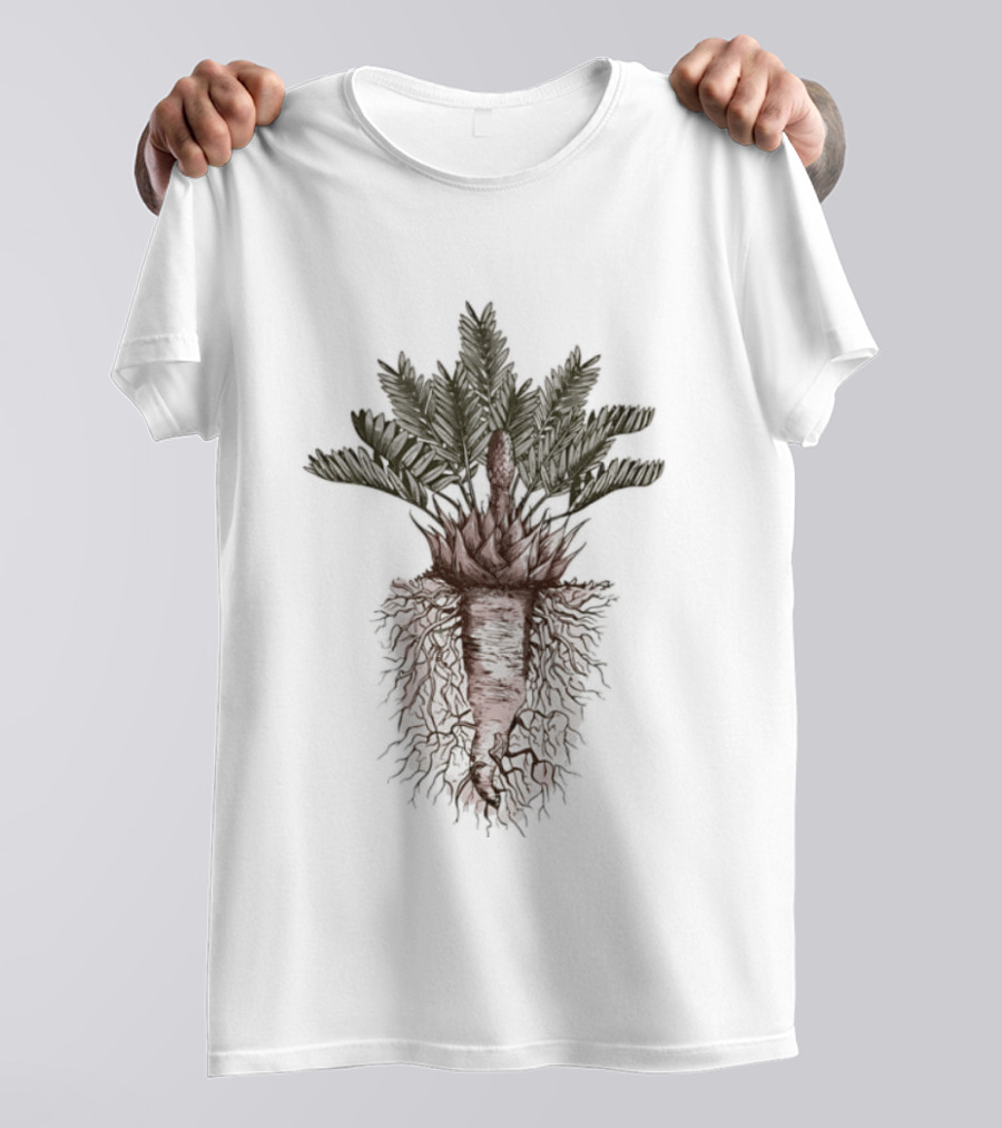 Fern Botanical Detailed Illustration Foliage T-Shirt