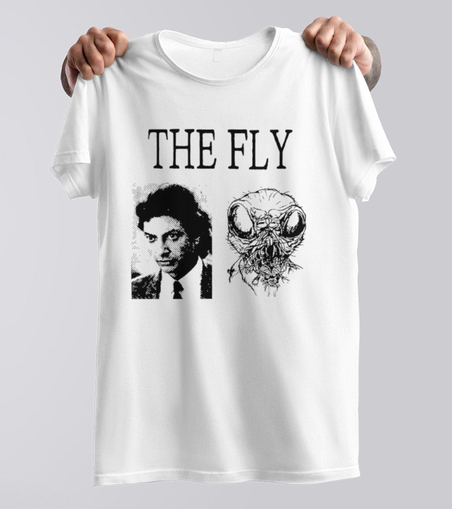 The Fly Jeff Goldblum 1986 Horror Movie Iconic Transformation T-Shirt